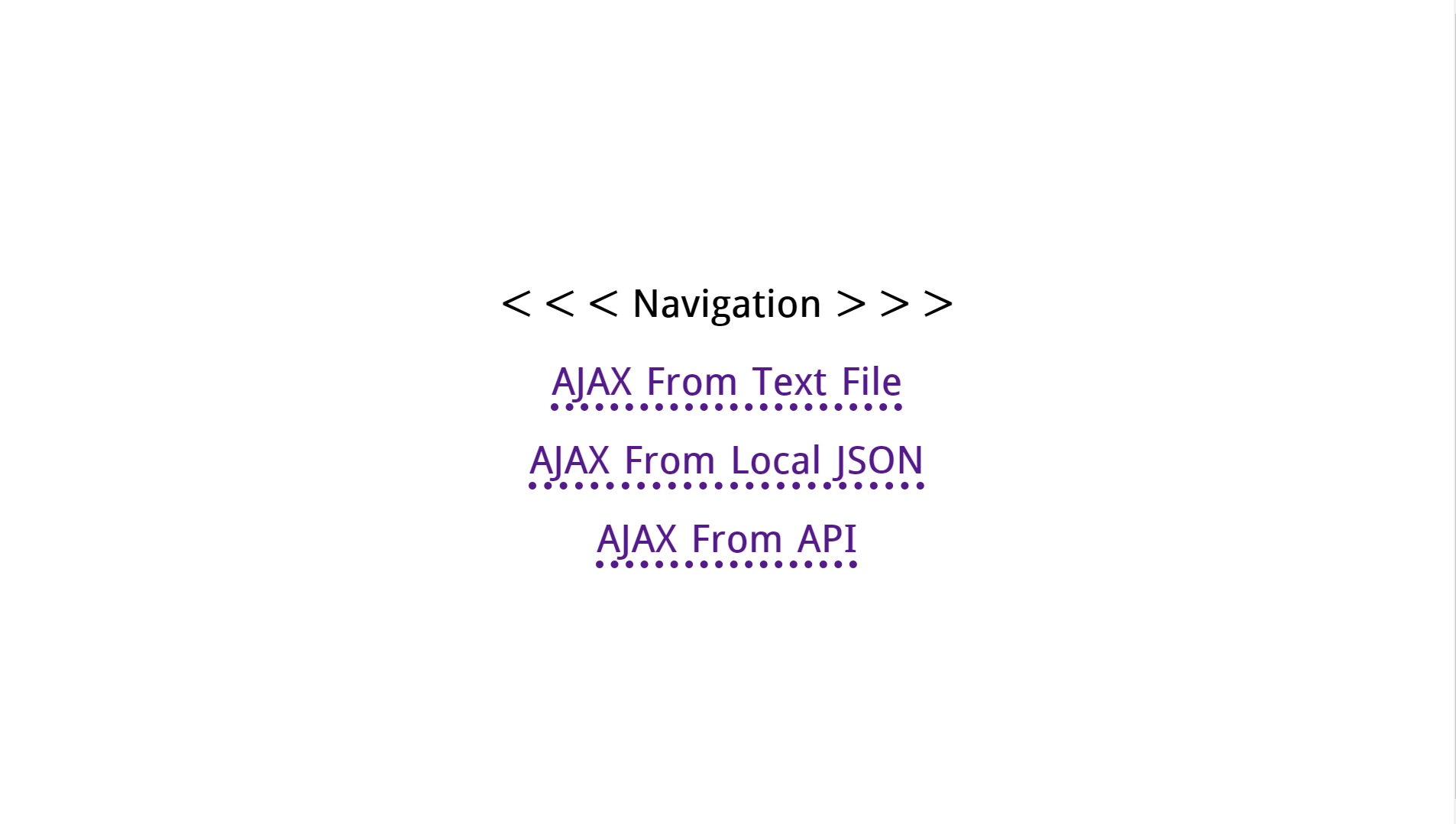 Playing With Ajax